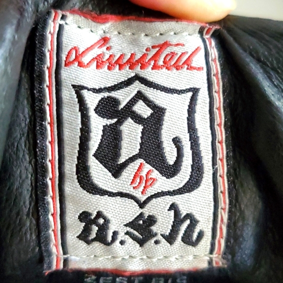 ASH Limited Zest black leather hitop sneaker with silver studs - Picture 5 of 8